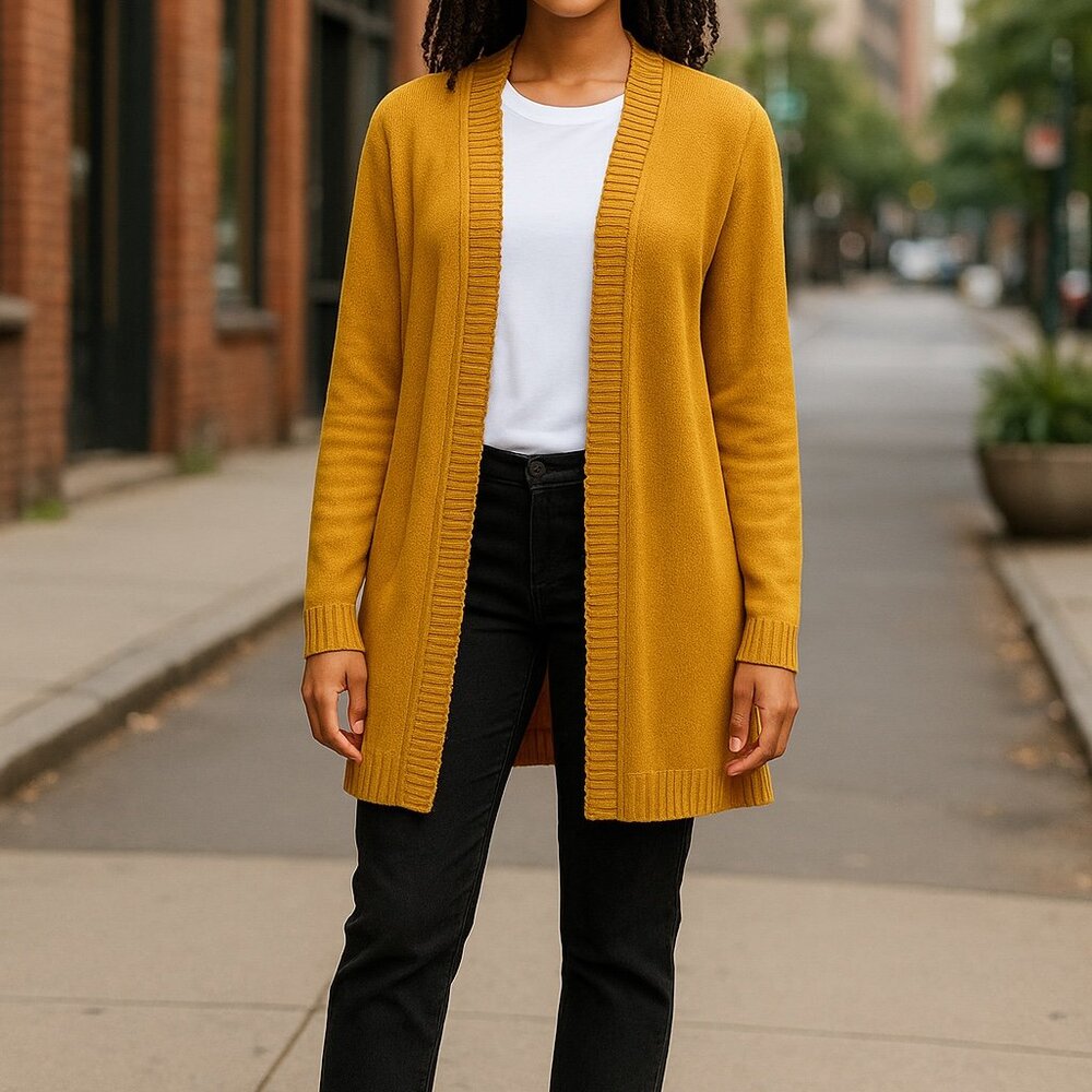 EVOLUTION by CYRUS Women Cardigan Small/Petite